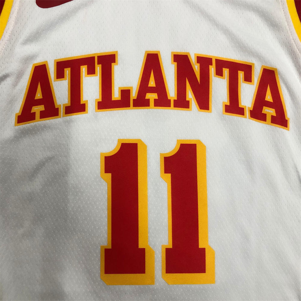NBA Altanta Hawks Round Neck White Jersey YOUNG#11 S-XXL