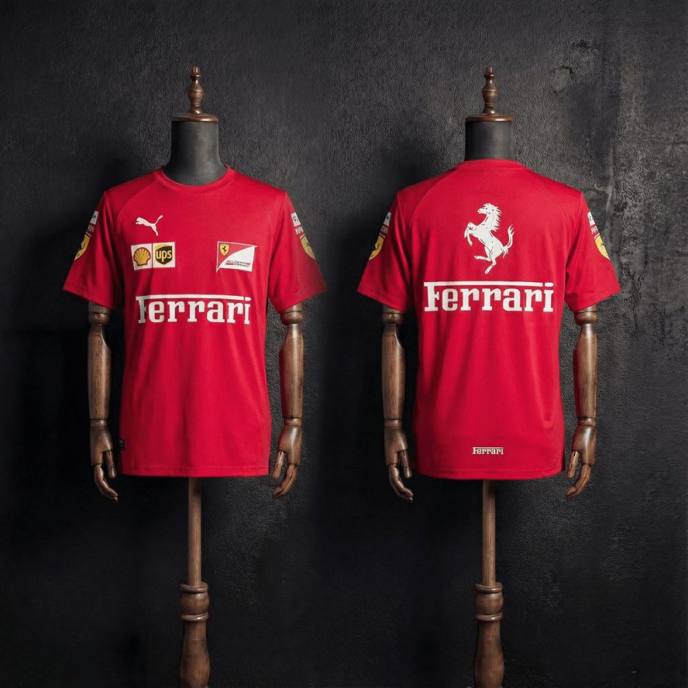 F1 Racing Scuderia Ferrari 2025 Red jersey