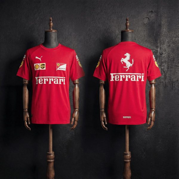 F1 Racing Scuderia Ferrari 2025 Red jersey