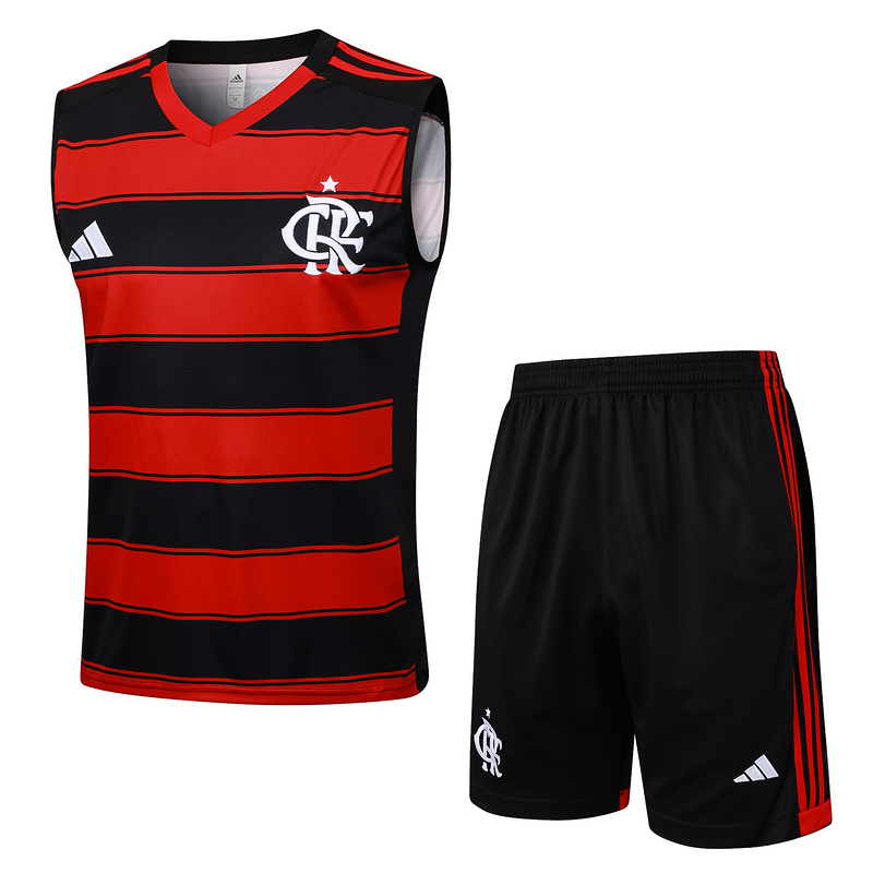 2025/26 Flamengo Red Training Set Shirt and Shorts
