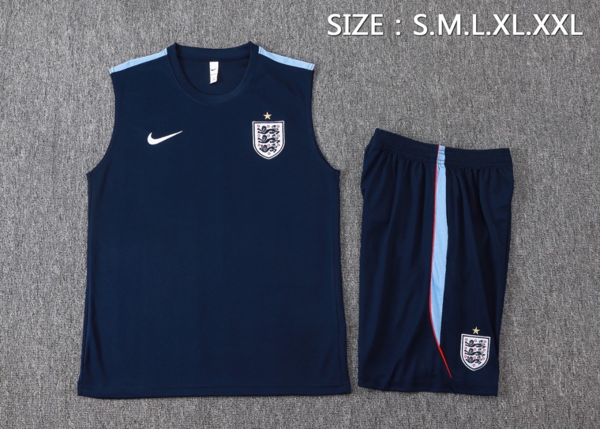 2026 England Cyan Training Set Shirt and Shorts