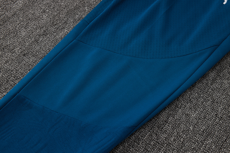 24/25 Marseilles Light blue Long-sleeved half-pull training kit Football team kit