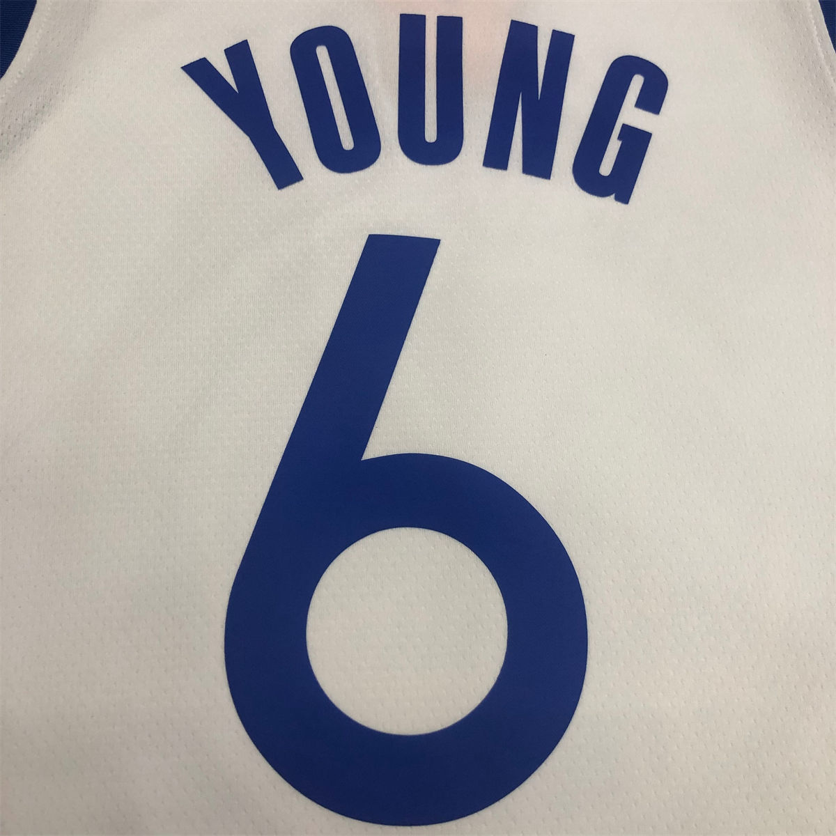 NBA Golden State Warriors v neck White Jersey YOUNG#6 S-XXL