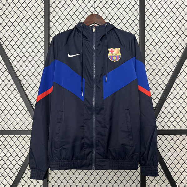 24/25 Barcelona Windbreaker White Sport Unifom jersey Sport Unifom