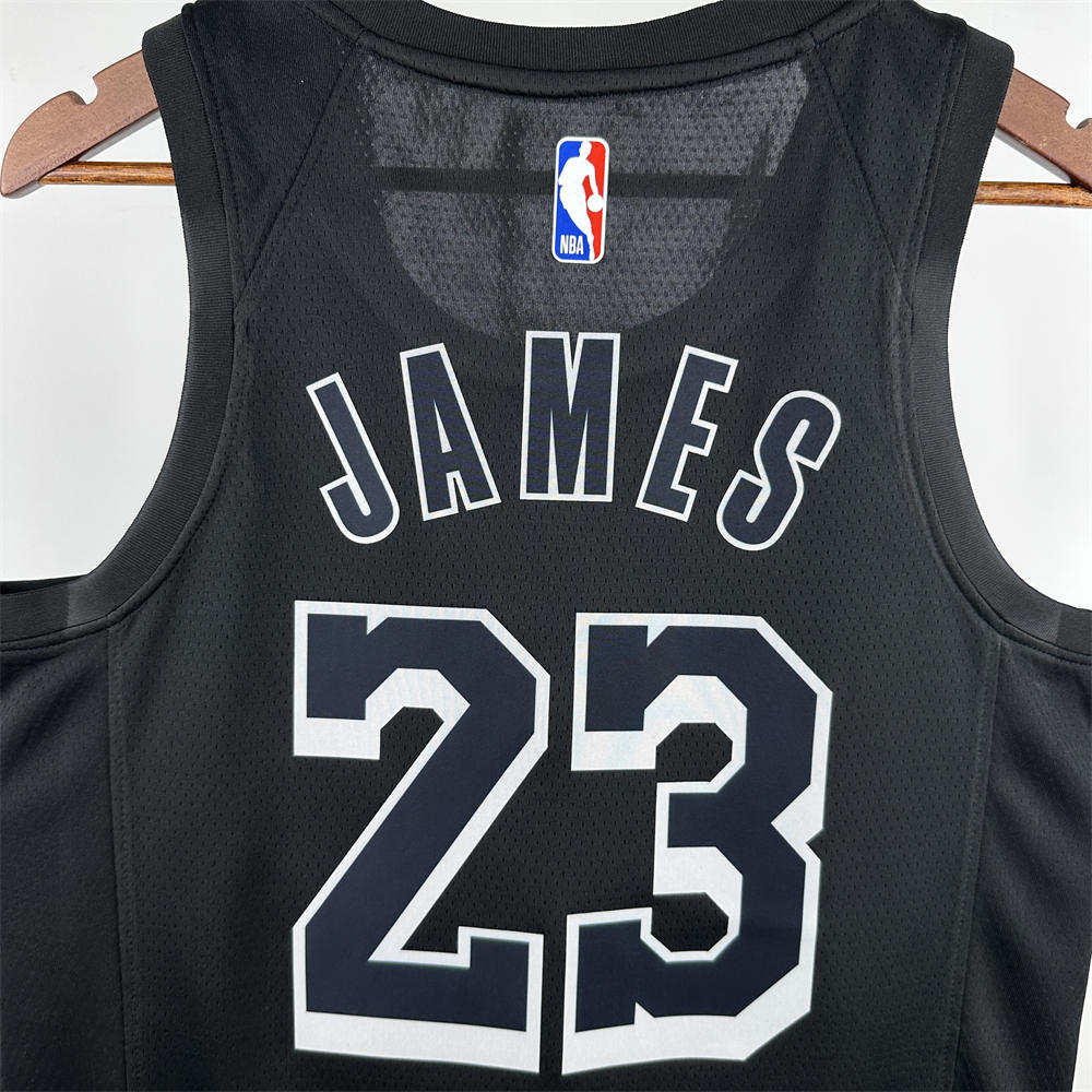 NBA Los Angeles Lakers Honor Edition Black Jersey JAMES#23 S-XXL