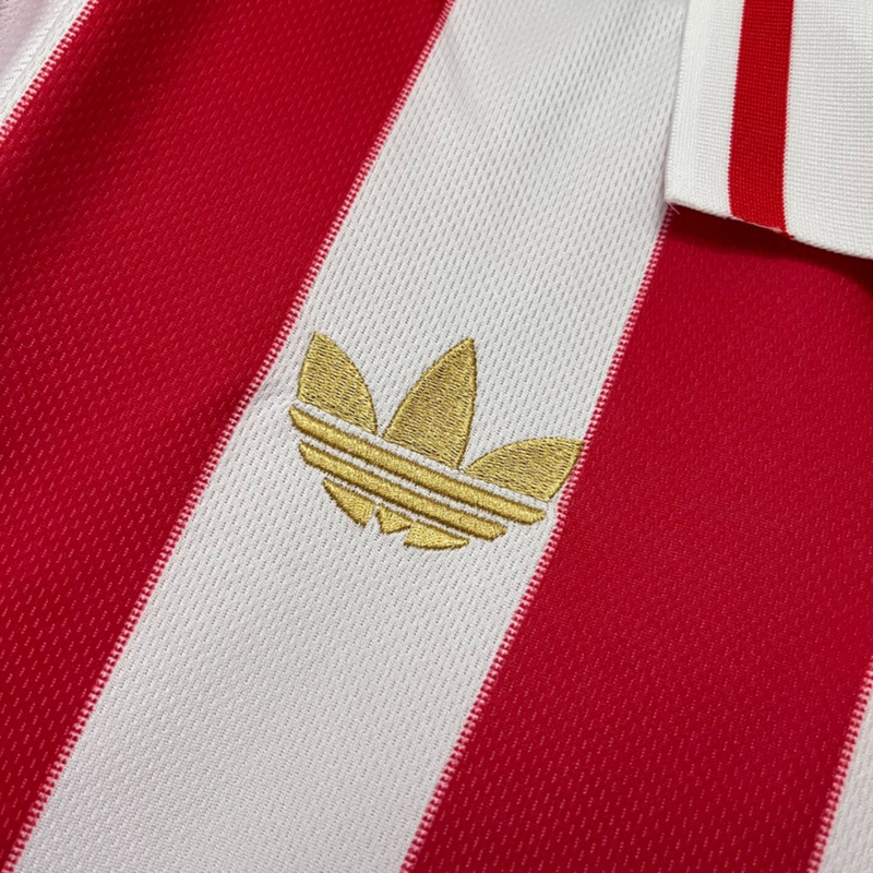 2025/26 Olympiacos 100th Anniversary Edition Red and White Jersey Fan Version