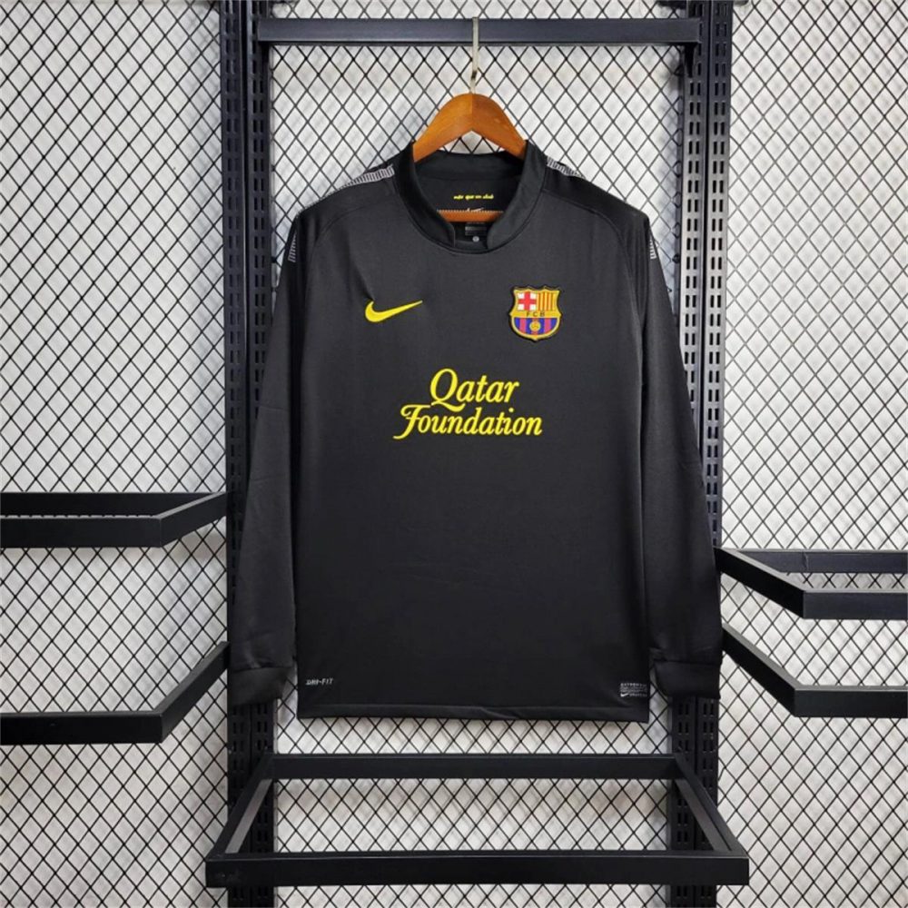 Retro Barcelona 11/12 Away Long Sleeve jersey Fan Version