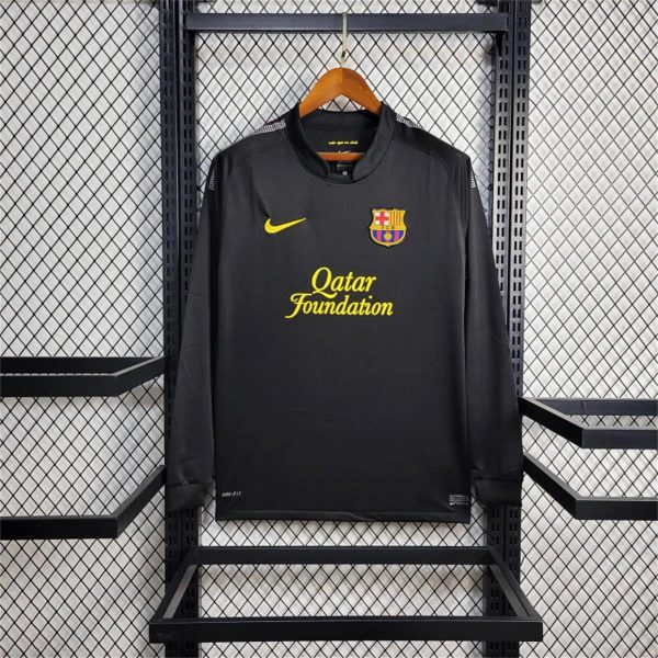 Retro Barcelona 11/12 Away Long Sleeve jersey Fan Version