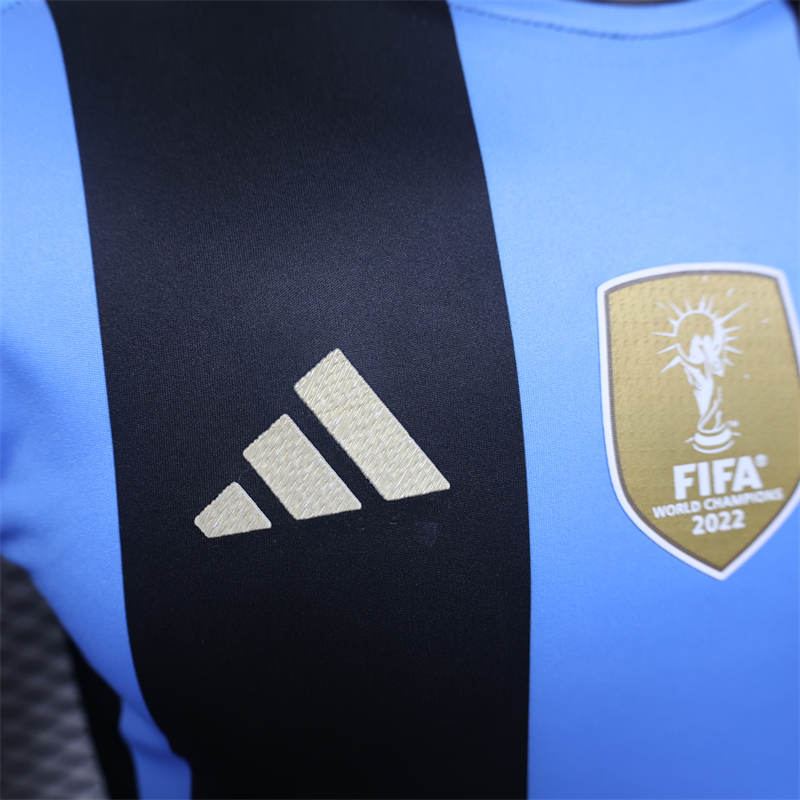 24/25 Argentina Black and Blue Jersey Player Version