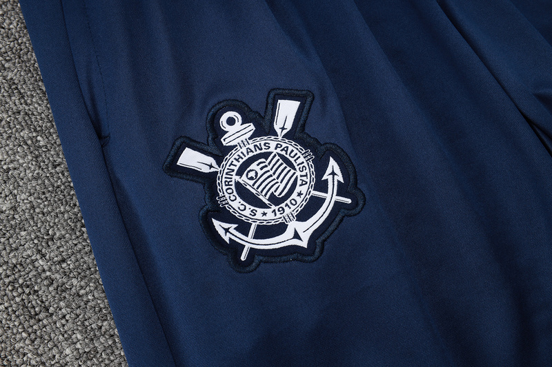 24/25 Corinthians Royal blue Long-sleeved half-pull training kit Football team kit