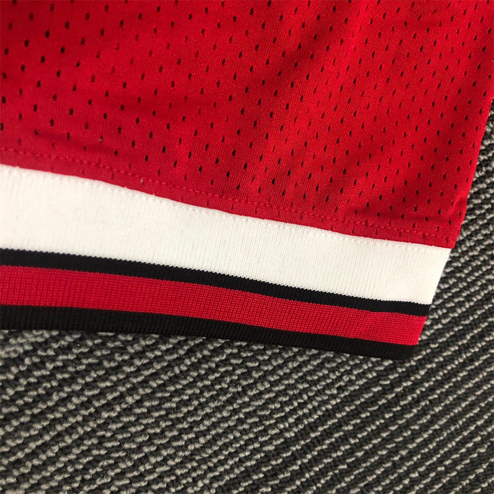 NBA Chicago Bulls Mitchellness Red Jersey JORDAN#23 S-XXL