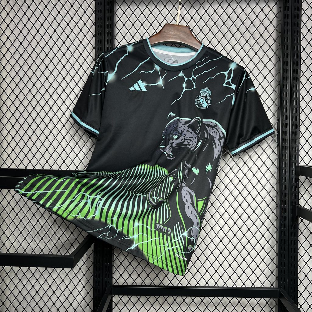 24/25 Real Madrid Special Edition Black and green Jersey Fan Version