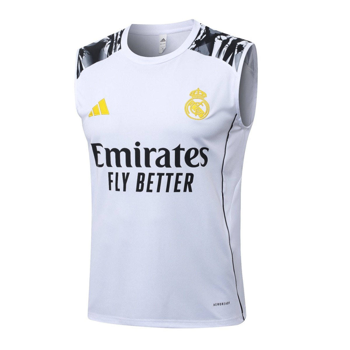 2026 Real Madrid White Training Set Shirt and Shorts