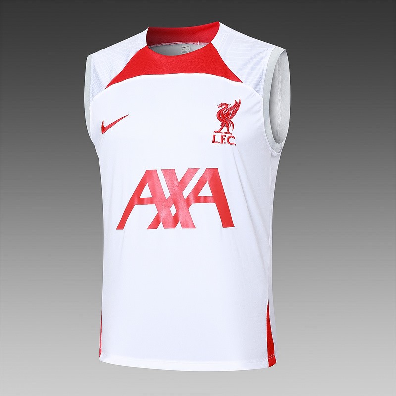 24/25 Liverpool White Training Set Shirt and Shorts