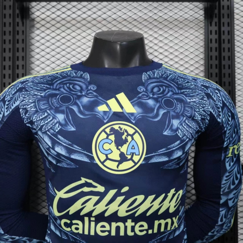 2025/26 Club America Away Long Sleeve Jersey Player Version