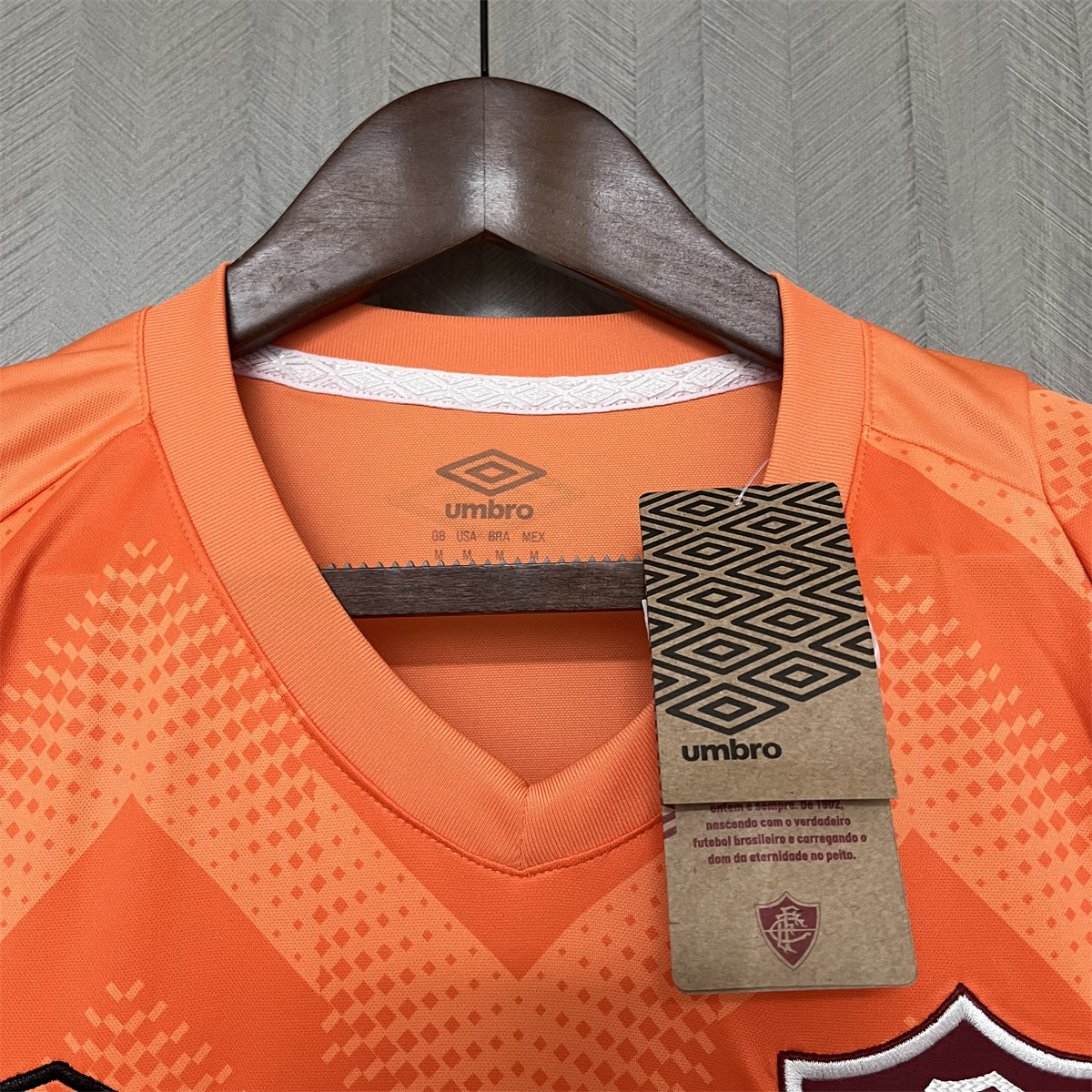 2024/25 Fluminense Goalkeeper Orange jersey Fan Version