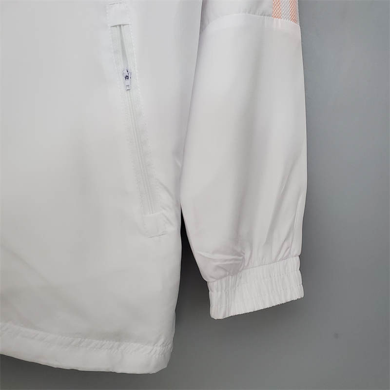 21/22 Windbreaker Arsenal White Sport Unifom jersey Sport Unifom