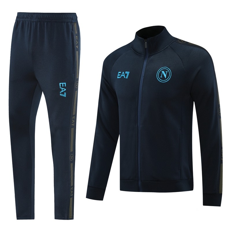 2024 Napoli Royal Blue Jacket Training Suit Set Football Team Shirt Sports Fashion
