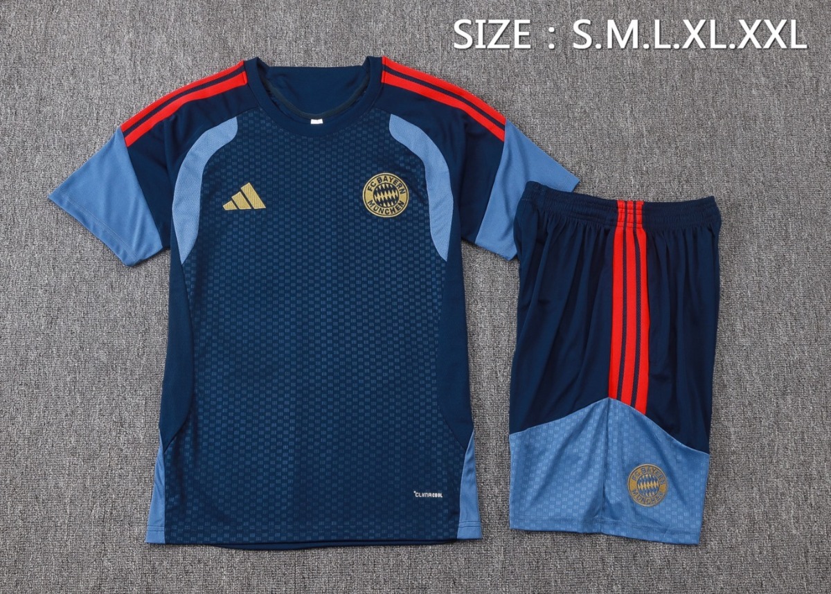 2026 Bayern Munich Royal blue Training Set Shirt andShorts