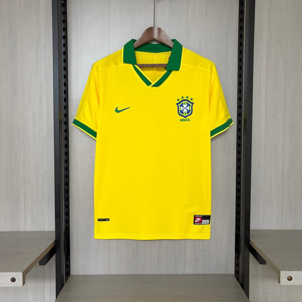 Retro 1997 Brazil home jersey Fan Version