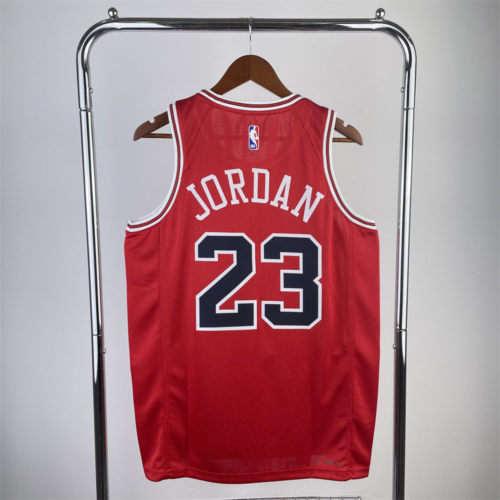 NBA Chicago Bulls JORDAN#23 2022/23 Red Icon Edition Swingman Jersey S-XXL