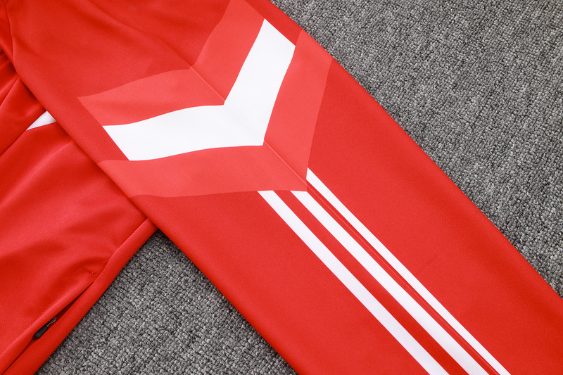 2024/25 Bayern Munich Red Jacket Training Suit Set Football Team Shirt Sports Fashion
