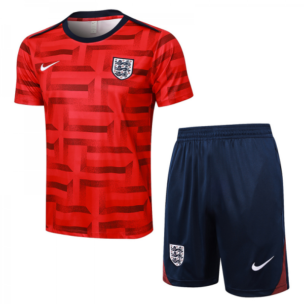 24/25 England red raining Set Shirt and Shorts