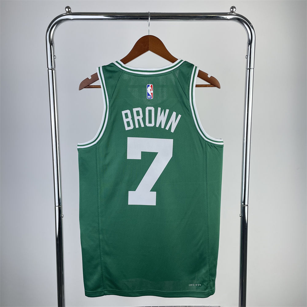 NBA Boston Celtics Jayson BROWN#7 2022/23 Kelly Green Icon Edition Swingman Jersey S-XXL