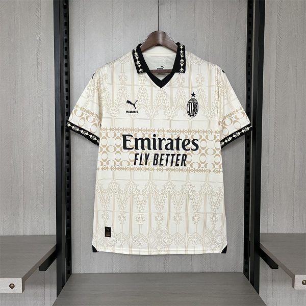 2023/24 AC Milan Beige Jersey Fan Version