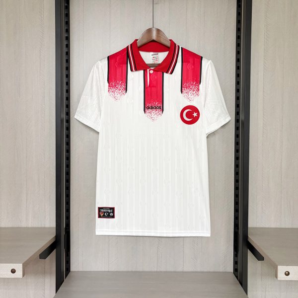 Retro Turkey 1996 Away jersey Fan Version