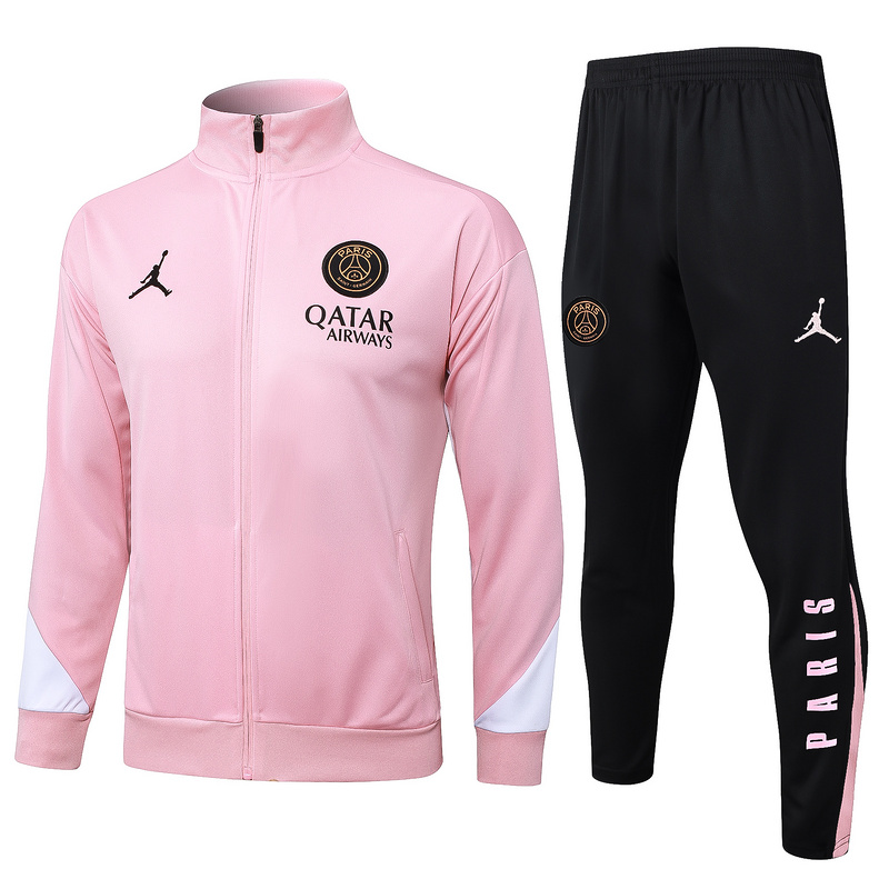 2024/25 Paris Pink Jacket Training Suit Set Football Team Shirt Sports Fashion