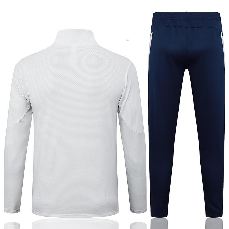 2024/25 Portugal Off white Long-sleeved half-pull training kit Football team kit