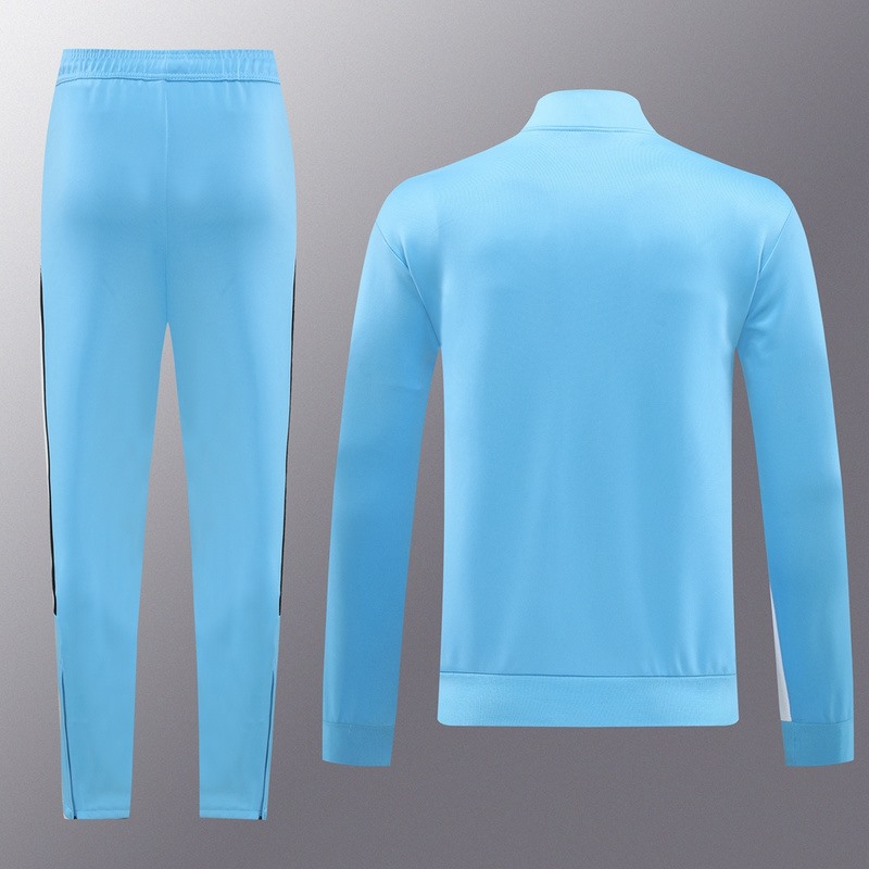 2024 Nike Sky Blue Jacket Training Suit Set Football Team Shirt Sports Fashion
