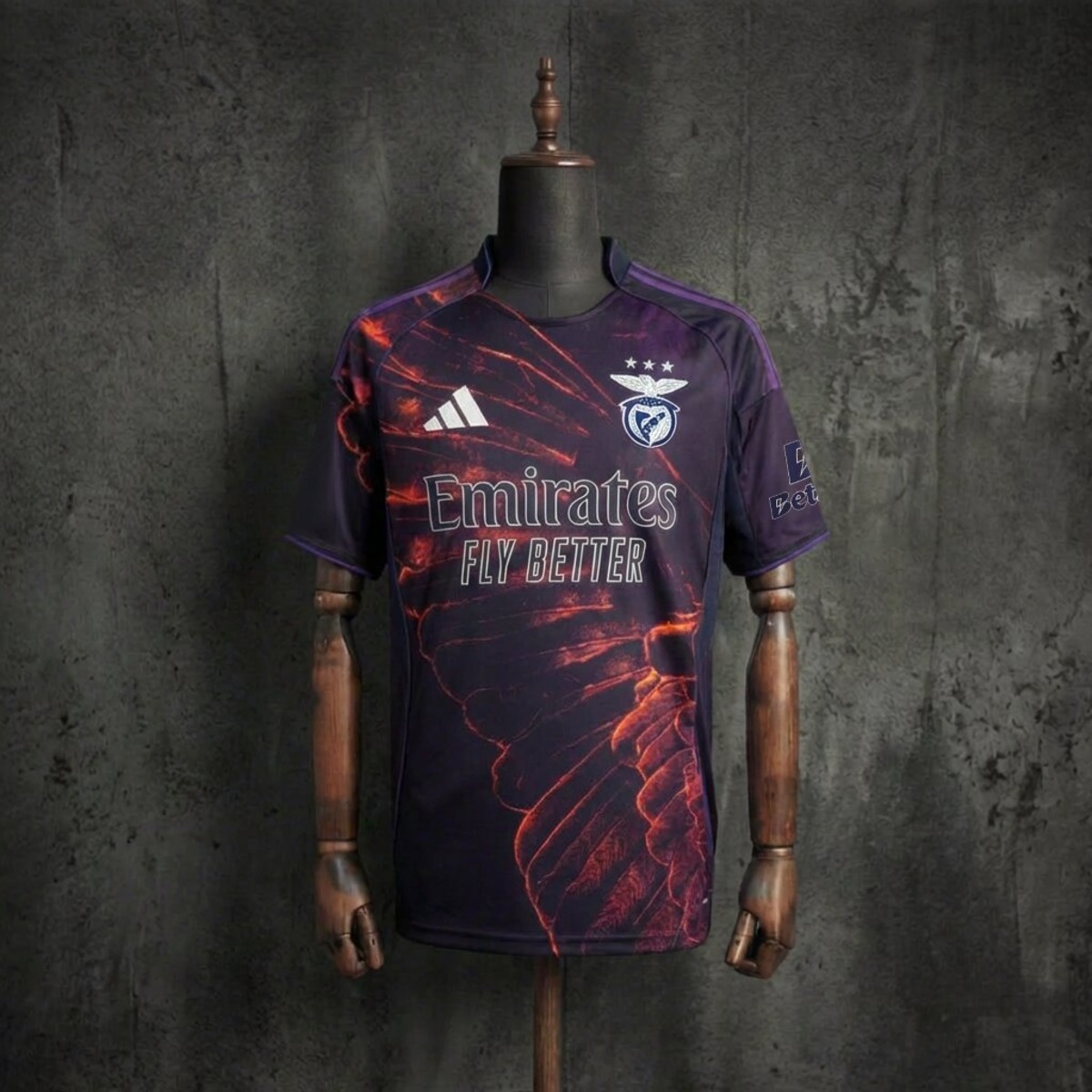 2025/26 Benfica Adidas x Vhils x SL Special Edition Jersey Fan version