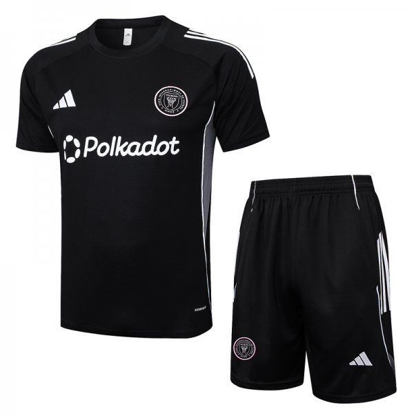 2025/26 Miami Black Training Set Shirt and Shorts