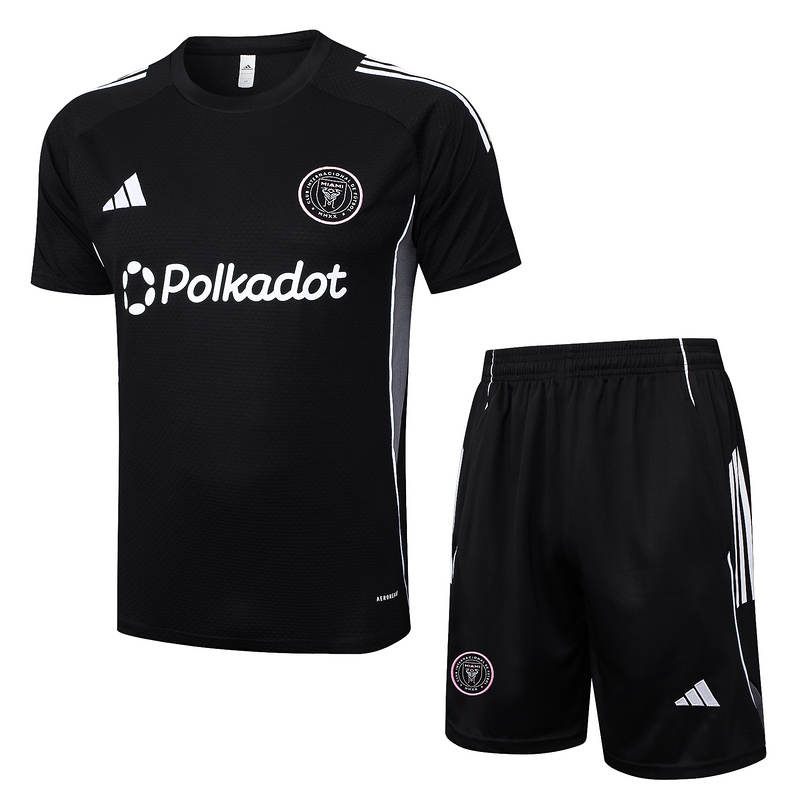 2025/26 Miami Black Training Set Shirt and Shorts