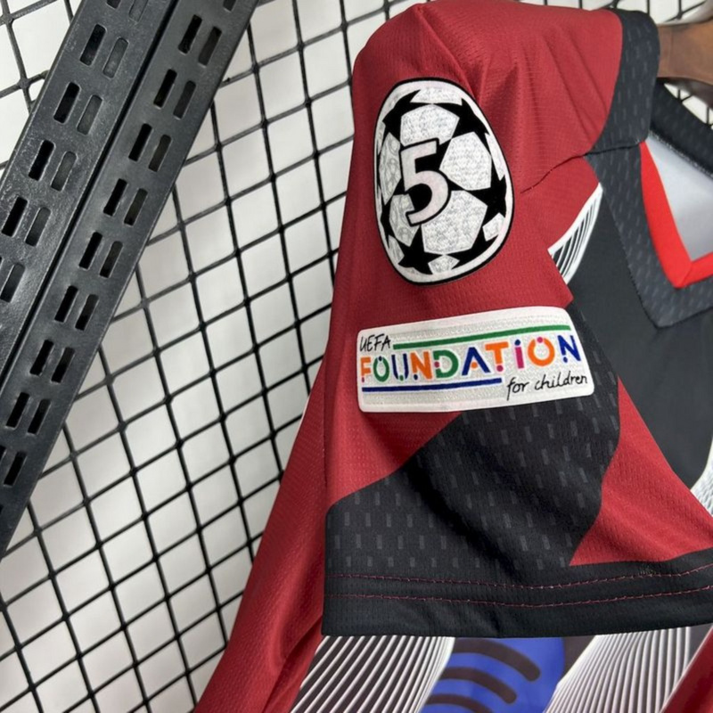 2025/26 Barcelona black red special edition Jersey Fan Version