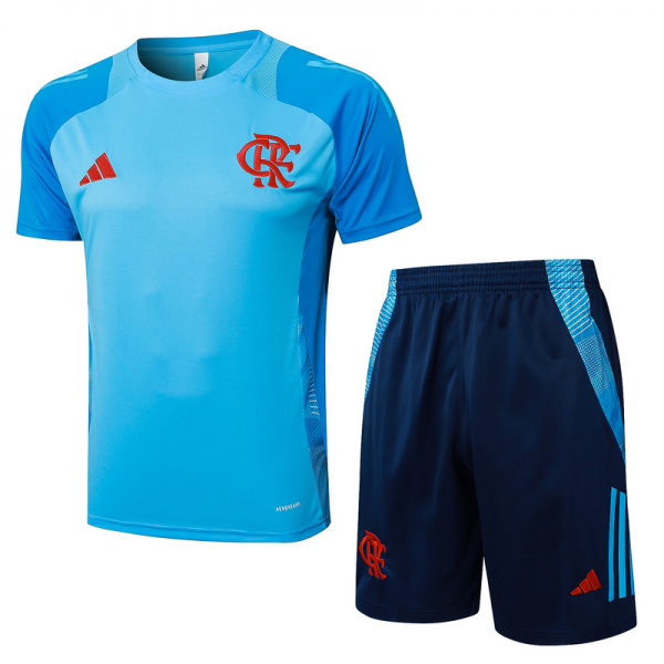 24/25 Flamengo Light blue Training Set Shirt and Shorts
