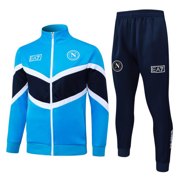 2025/26 Napoli Blue Training Suit Set Football Team Shirt Sports Fashion