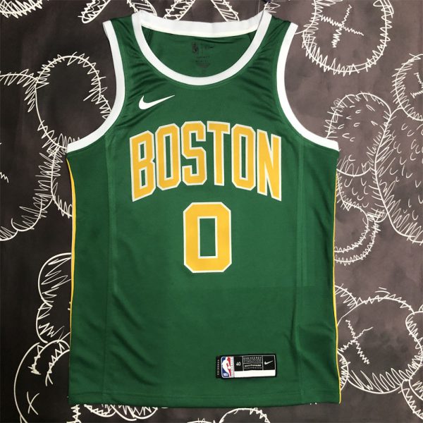 NBA Boston Celtics Round Neck Green Jersey S-XXL