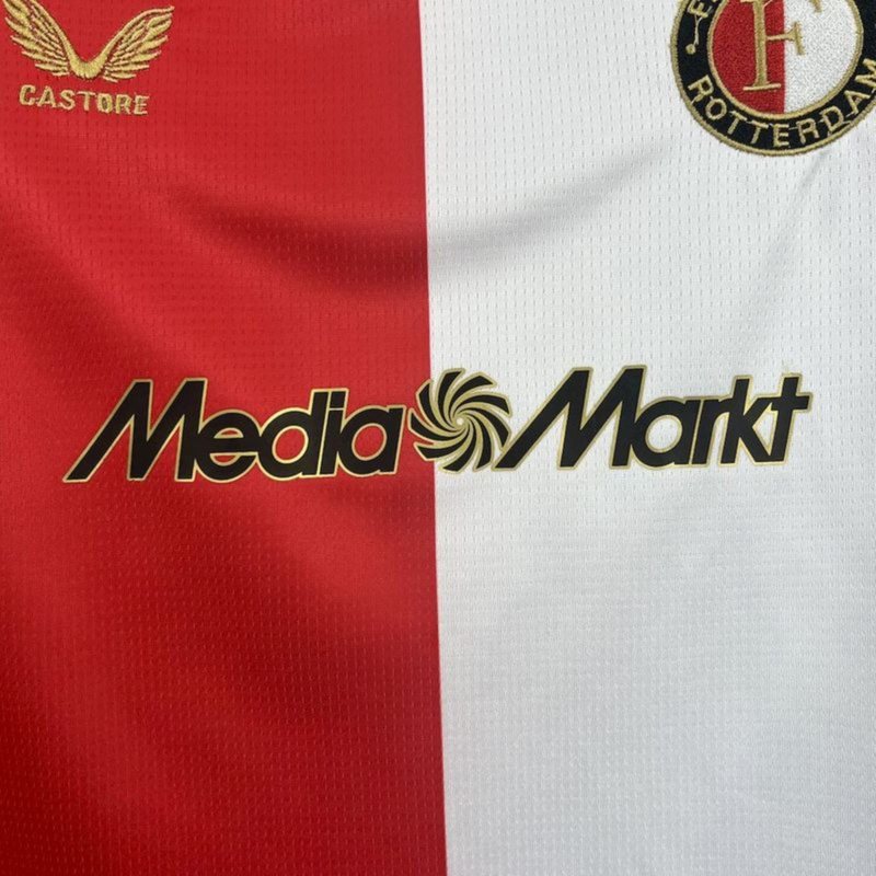 2025/26 Feyenoord Rotterdam Home jersey kids Kits size: 16-28