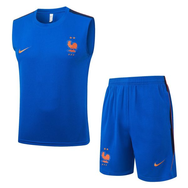 2026 France Colorful orchid blue Training Set Shirt andShorts