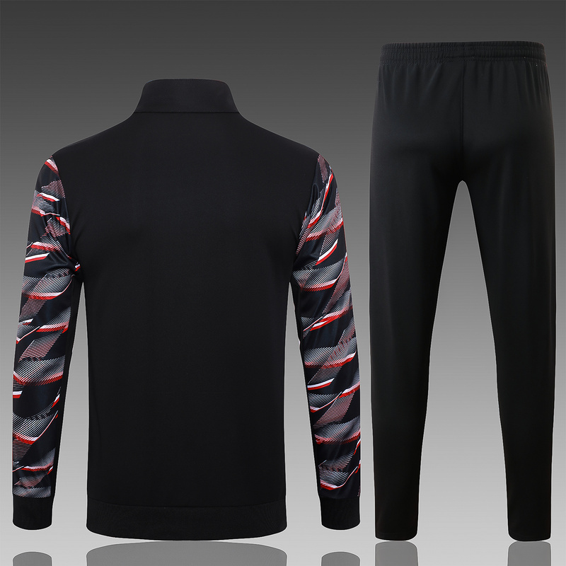 2024/25 Sao Paulo Black Jacket Training Suit Set Football Team Shirt Sports Fashion