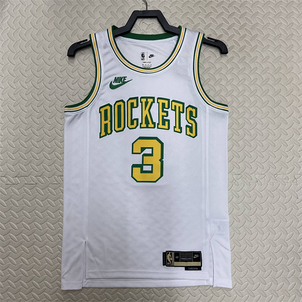 NBA Houston Rockets Round Neck White Jersey PORTER JR.#3 S-XXL