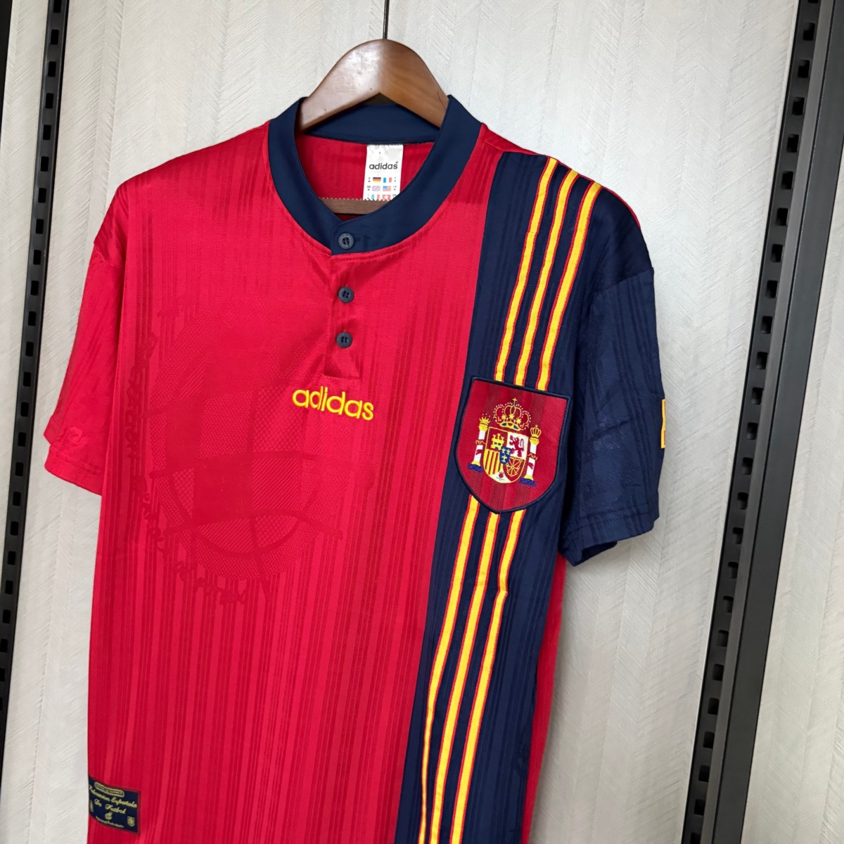 Retro Spain 1996 Home jersey Fan Version