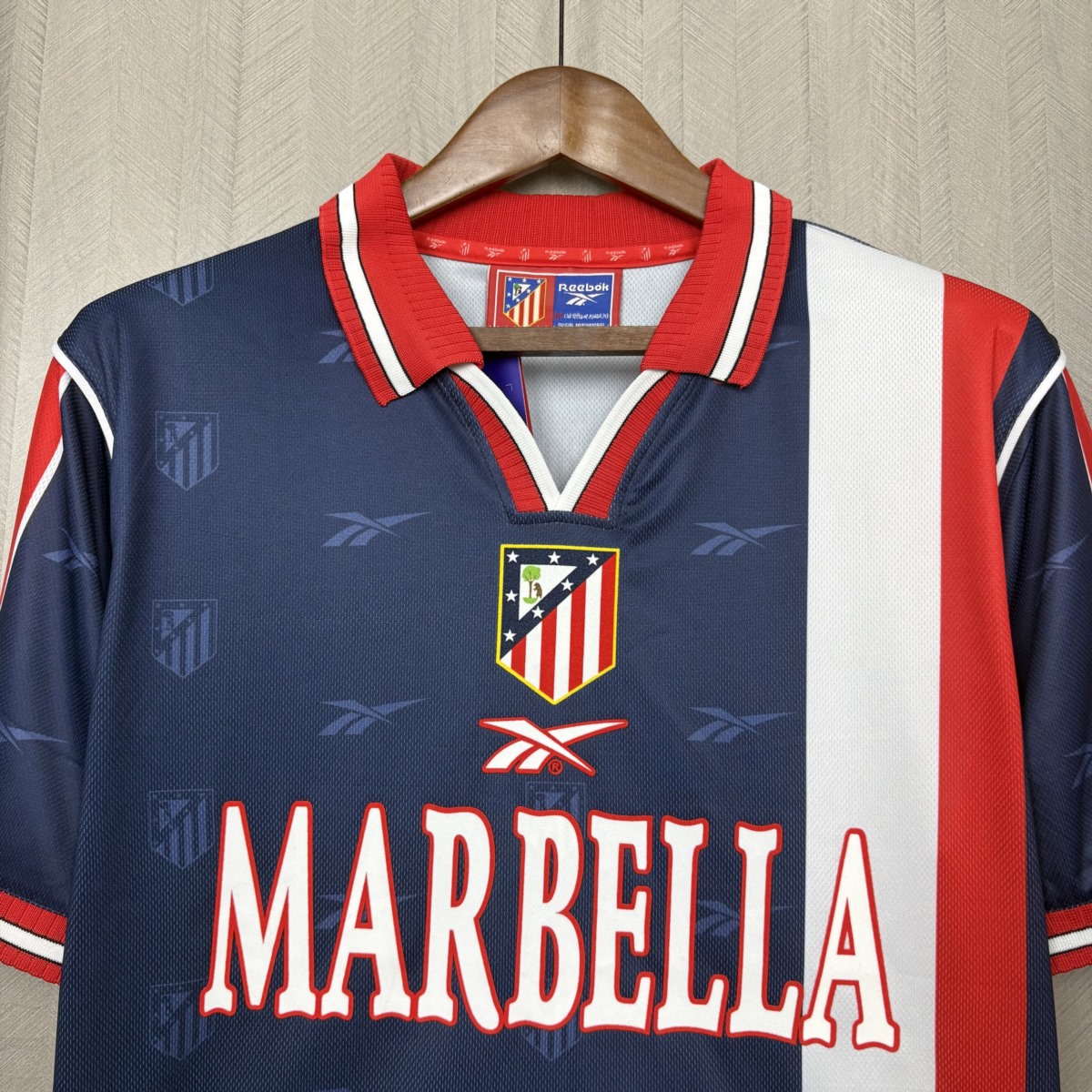 Retro Atletico Madrid 1998/99 Away Jersey Fan Version