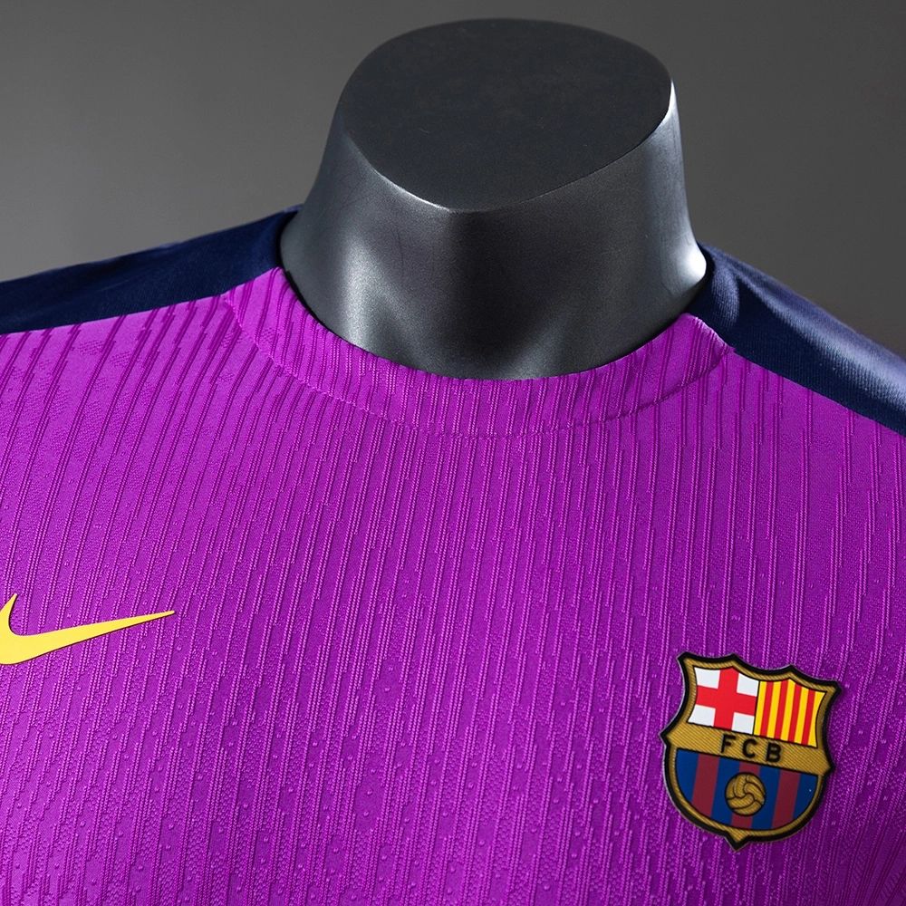 2025/26 Barcelona Pre-match Training Purple jersey Player Version