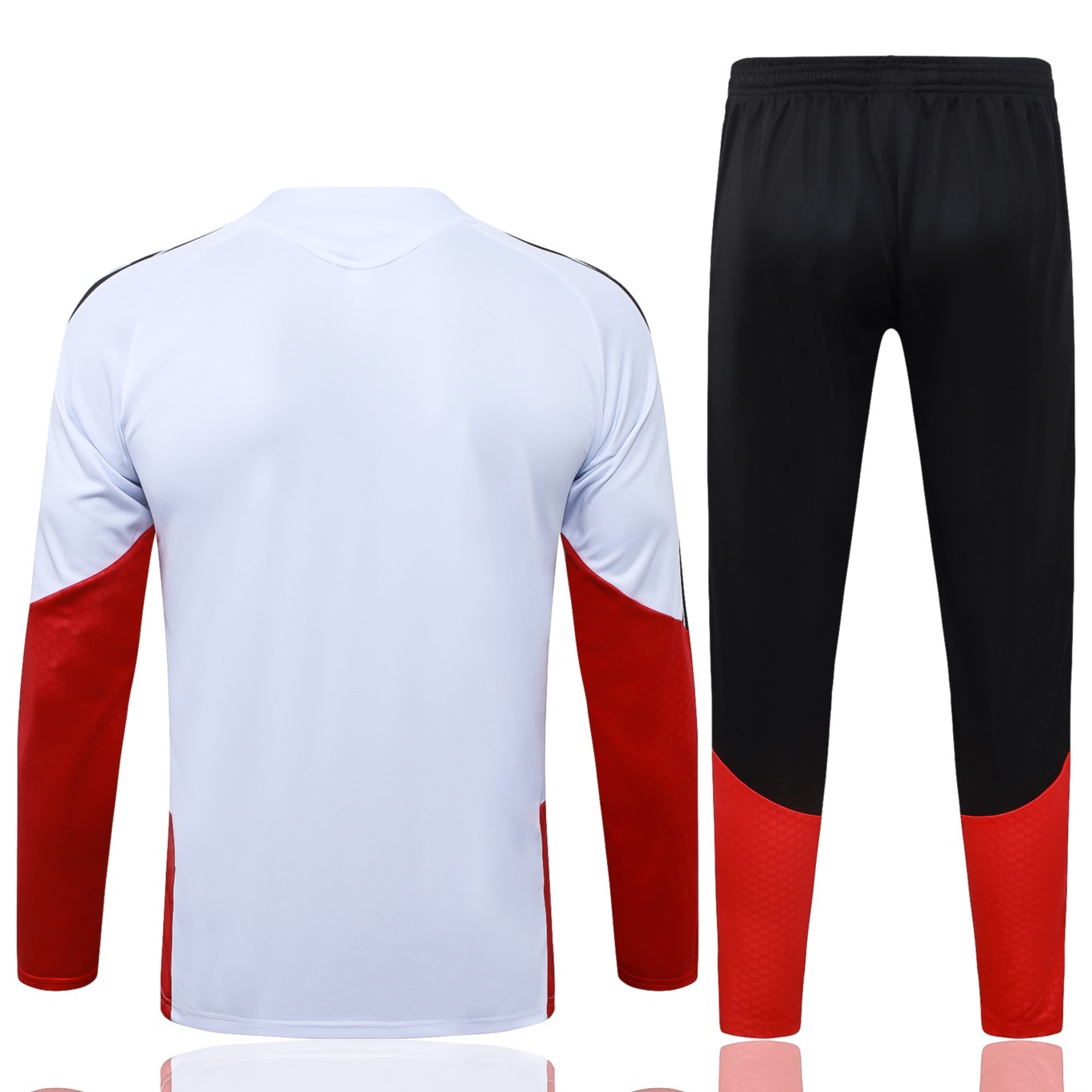 202526 Germany White Long-sleeved half-pull training kit Football team kit