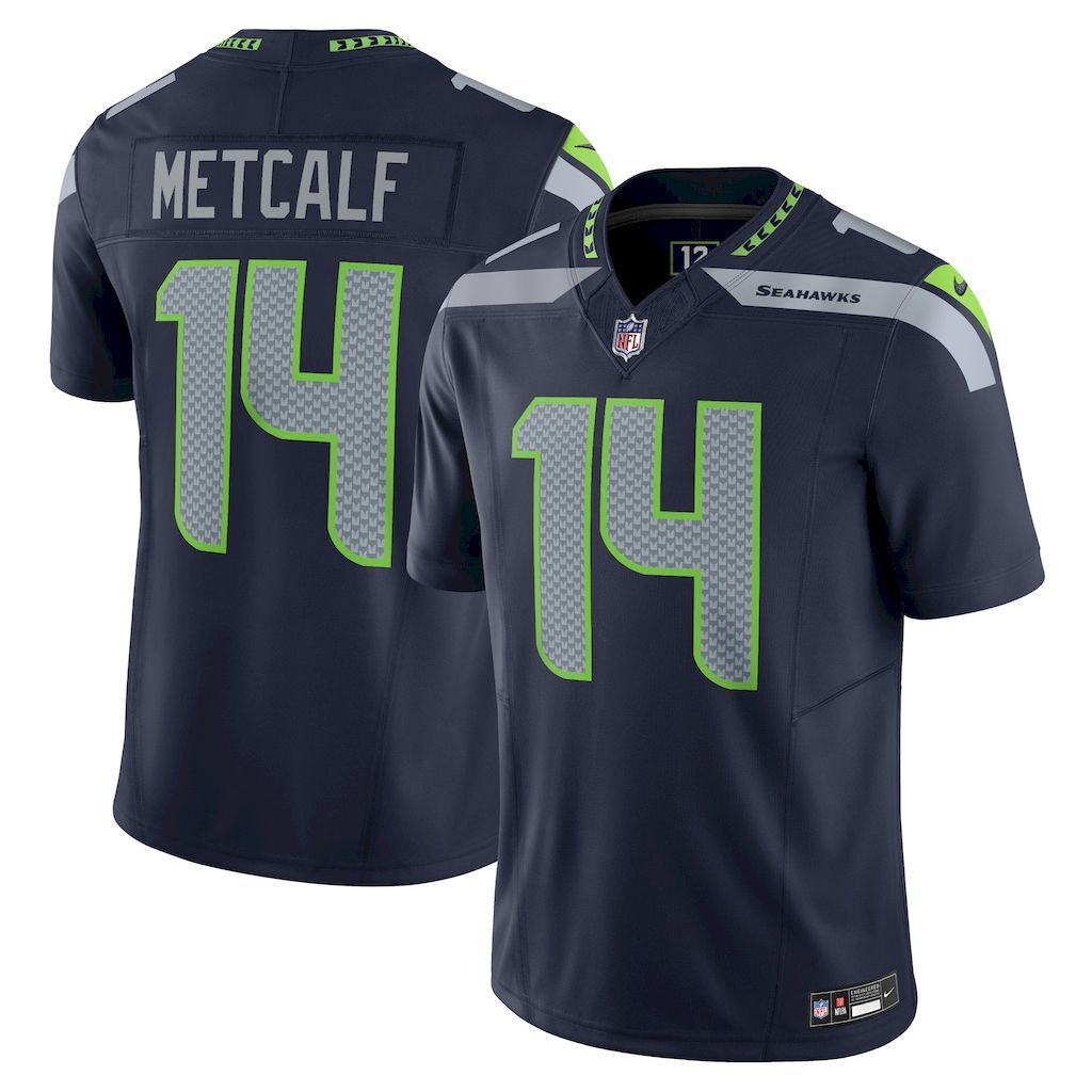 NFL Seattle seahawks Jeysey METCALF #14