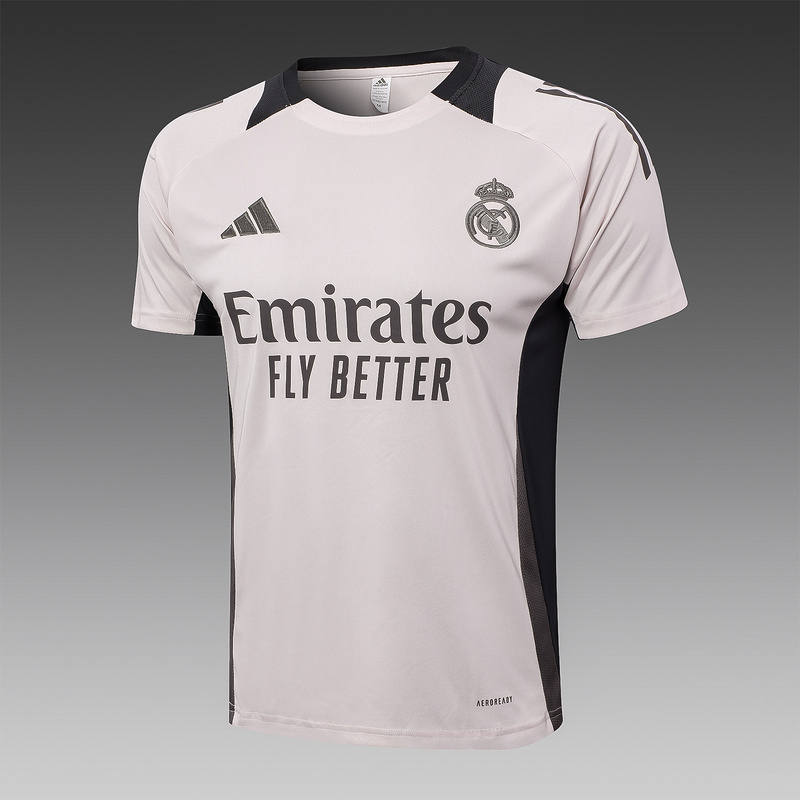 24/25 Real Madrid Light Pink Training Set Shirt and Shorts